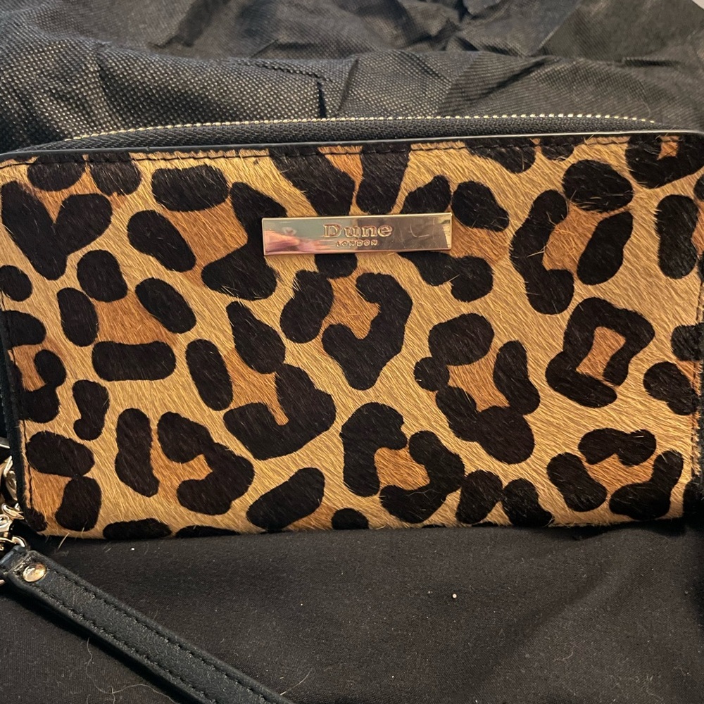 Dune Leopard Print wallet/wristlet